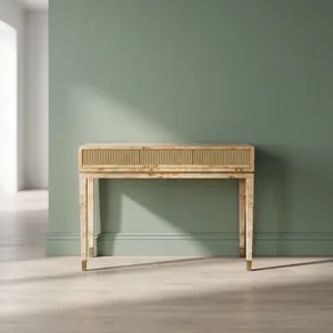 The elegant Aurelia Console <b>Table</b>, measuring 1100 x 360 x 800 mm, is perfect for a stylish hallway or living room. - Product Image 3