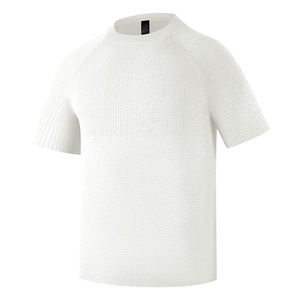 T-shirt Sportif Homme Noir Tricoté à Manches Raglan Coupe Droite Col Rond – Collection 2026 à Prix Grossiste par Shahas International - Product Image 2