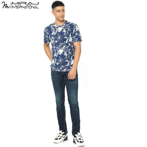 Camiseta de Verano con Estampado Tropical Sublimado, de Alta Calidad, Cómoda, Informal, de Manga Corta, para Uso Diario, Transpirable - Product Image 5