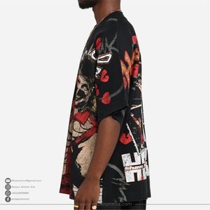 Camiseta Mawra Extra Grande, 100% Algodón, Ecológica, Transpirable, con Estampado Gráfico DTG, Estilo Urbano Vintage, Logotipo Personalizado, Unisex - Product Image 3