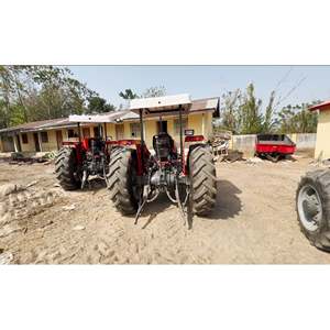 Tractor Massey Ferguson MF 375 4WD 75 HP duradero con implementos agrícolas para agricultura comercial fabricado en Pakistán - Product Image 3