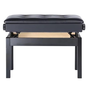 Good Quality Adjustable Piano Bench Stool Double Lifting with Bookcase <b>Musical</b> <b>Instrument</b> Accessory Deal - Product Image 3