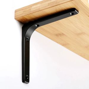 Premium Iron Shelf Bracket Heavy Duty <b>Wall</b> Mounted Support for Wooden <b>Floating</b> <b>Shelves</b> Home Storage and Decoration - Product Image 1