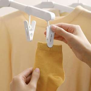 ไม้แขวนเสื้อพกพาแบบพับได้ 3 ชิ้น สำหรับเสื้อผ้า ผ้าขนหนู ถุงเท้า ผลิตในจีน - Product Image 1