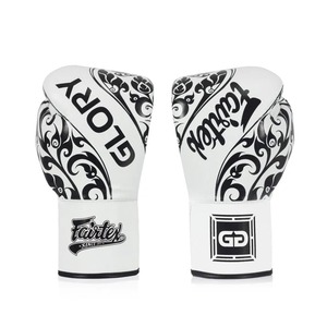 ถุงมือชกมวย Fairtex รุ่น Glory ออกแบบพิเศษตามสั่ง พิมพ์ลายเต็มรูปแบบ หนังวัวแท้ สำหรับมวยไทยมืออาชีพ - Product Image 3