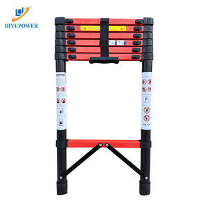 Escalera Telescópica de Acero al Carbono, Certificada EN131, Capacidad de Carga de 150 kg, 20 pies, Moderna, Ajustable, Portátil, para Uso en <span class=keywords><strong>Ático</strong></span>s y Hogares - Product Image 1