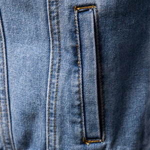 High Quality Premium 100% Cotton Denim Jacket for Men Vintage Ripped Slim Fit Streetwear Windproof Eco-Friendly Winter - Product Image 4
