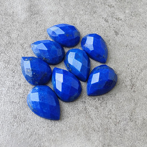 Pierre précieuse de qualité AAA+ en lapis-lazuli, taille carrée, forme poire, calibrée, pour la fabrication de bijoux - Product Image 6