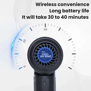 Souffleur de poussière portatif rechargeable par USB, brosse électrique, nettoyeur d'air portable, mini aspirateur pour le nettoyage du clavier d'ordinateur - Product Image 6