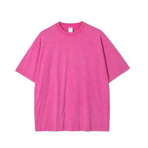 เสื้อยืดทรงโอเวอร์ไซส์ผู้ชาย ผ้าแห้งเร็ว ระบายอากาศดี คอกลม สีพื้น สไตล์สตรีทแฟชั่น เหมาะสำหรับออกกำลังกาย - Product Image 2