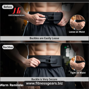 Ceinture de protection réglable en cuir de vachette pour haltères, confortable pour l'entraînement aux squats et la musculation, capacité de charge de 15 lb - Product Image 3