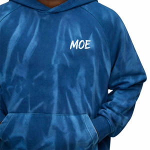 Sudadera con Capucha de Algodón Fleece para Hombre, Estilo Oversize, Streetwear, Manga Raglán, Servicio de Personalización de Marca - Product Image 3