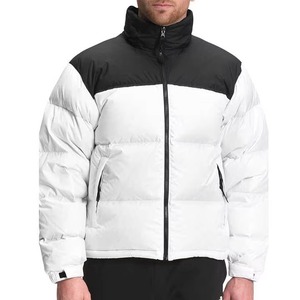 Wholesale Lightweight Duck <b>Feather</b> <b>Down</b> Coat With Hood for Men Warm Blank Custom Logo Zip Jacket Plain Plus Size Puffer Jacket - Product Image 1