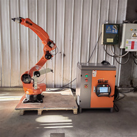 Bras robotisé de soudage à 6 axes pour la construction navale, soudage de plaques d'acier et de structures de coques