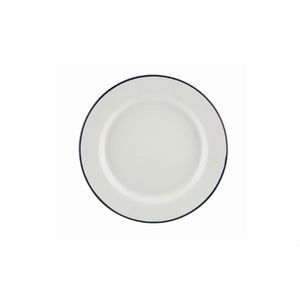 Plato de Presentación Redondo de Metal con Borde Esmaltado Hecho a Mano, Vajilla de Grado Alimenticio No Tóxica para Hoteles, Restaurantes y Servicios de Catering - Product Image 5