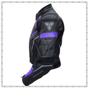 Best Selling Hot Sale Genuine Black Leather Motorbike Jacket Custom-Made New Fashion Heavy Duty Leather Motorcycle Winter Jacket - Product Image 2
