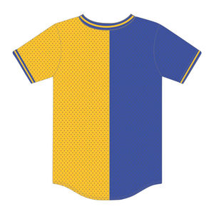 Maillot de baseball demi-demi-jaquettes 1922 Sigma Gamma Rho en maille 100 % polyester, T-shirt col en V SGRho Sorority avec logo appliqué - Product Image 3
