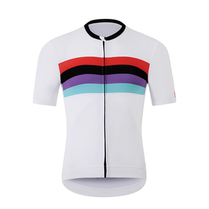Maillot de cyclisme OEM pour hommes, léger et respirant, avec tissu anti-humidité et personnalisation de la marque - Product Image 4