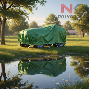 Bâche de protection multi-usages pour tracteurs, résistante aux intempéries et aux UV, pour tracteurs, moissonneuses-batteuses, équipements agricoles et stockage extérieur - Product Image 5