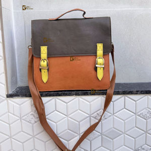 Sac à main en cuir recyclé multicolore, sac à main élégant pour femmes, cuir véritable, nouvelle arrivée, multi-usages, sac bandoulière pour femmes - Product Image 1