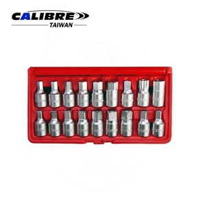 Jeu de douilles à clé pour bouchon de vidange d'huile TAIWAN CALIBRE 18 pièces 3/8" - Product Image 2