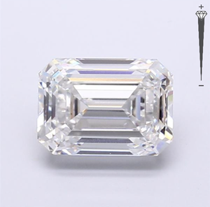 Diamante Cultivado en Laboratorio con Certificación IGI, Corte Esmeralda de 3.51 CT, Color D, Claridad VVS2, CVD LG 735532562 ROYAL GEMS para Joyería - Product Image 1