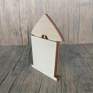 Portatarjetas de madera contrachapada ecológica, regalo para madre y padre, regalos para profesores, compañero de compras para mamá, abuela, tía - Product Image 3