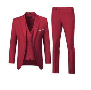 Men Suit Pant Coat <b>Blazer</b> Tuxedo Suits For Man Three Piece With Slim Fit <b>Blazer</b> Stylish Vest And Safari Groom Wedding Breathable - Product Image 2
