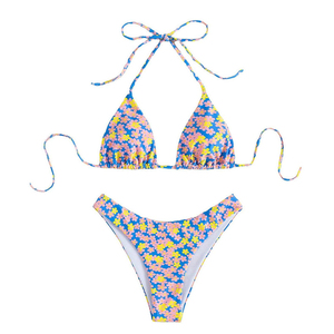 New Arrival Latest Design High Quality Women's <b>Bikini</b> <b>Set</b> 2 Piece Front Logo 100% Polyester Spandex Breathable Made in Pakistan - Product Image 5
