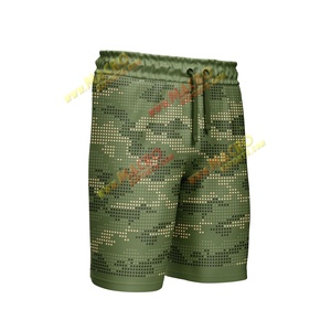 Shorts de football respirants à séchage rapide, conçus pour une performance optimale, offrant un confort dynamique, une coupe ajustée et un motif inspiré de la mode urbaine. - Product Image 2