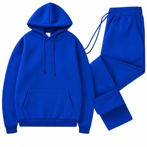 Chándal de invierno para mujer, de algodón grueso, con capucha, corto, con lentejuelas, impermeable |   Conjunto Casual de 2 Piezas Talla Grande |   Color Sólido Personalizado - Product Image 6