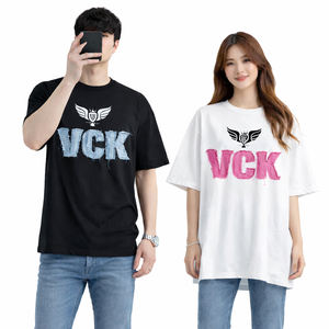 Custom 2026 Unisex Oversized Distressed Embroidery T Shirt Cotton <b>Short</b> Sleeve Streetwear Custom OEM Wholesale - Product Image 1