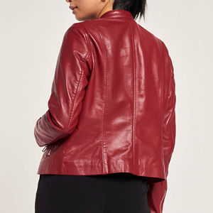 Vestes en cuir pour femmes de qualité supérieure, respirantes, vêtements d'hiver très demandés, veste en cuir pour femmes respirante personnalisée - Product Image 2