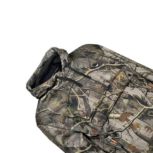 Sweat à capuche tactique thermique imperméable personnalisé en molleton 100 % coton imprimé, isolé pour l'hiver, idéal pour la randonnée en extérieur, OEM - Product Image 3