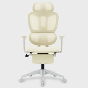 Sedia da Ufficio Ergonomica in Rete con Ruote Silenziose a 360 Gradi, Braccioli Regolabili, Poggiapiedi, Supporto Lombare e Poggiatesta Confortevole - Product Image 2