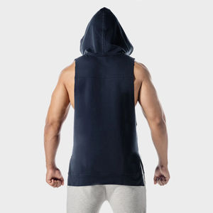 Débardeurs de sport vintage doux et respirants à faible MOQ, séchage rapide, en tissu polyester/coton, personnalisables - Product Image 2