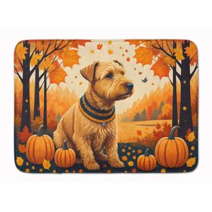 Lakeland Terrier Tapis de bain en mousse à mémoire de forme lavable en machine Tapis de cuisine anti-fatigue Coussin de confort Tapis de cuisine - Product Image 1