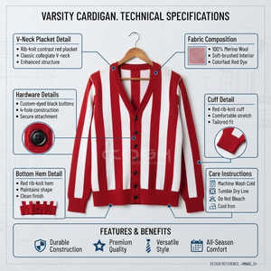 Cosh เสื้อโค้ทสเวตเตอร์ถักแบบมีสายถักสำหรับสตรีแขนยาวสำหรับสตรี - Product Image 6