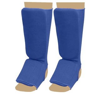 Protège-tibias et protège-pieds professionnels en coton pour MMA, Kickboxing, Muay Thai – Soutien de la cheville et protection des jambes - Product Image 6