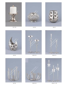 Support de bougies à 7 bras en métal, centre de table pour mariage, Noël, événements, décoration artisanale au design moderne, résistant à la chaleur - Product Image 2