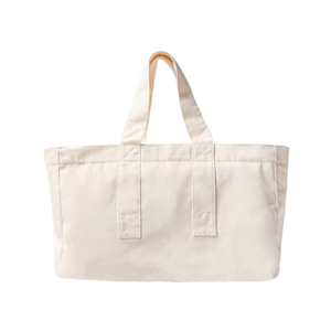 Vietnam Direct Factory's High Quality New Fashion Recycled Cotton Canvas Beach Bag for Women Low MOQ Logo Pattern - Product Image 2