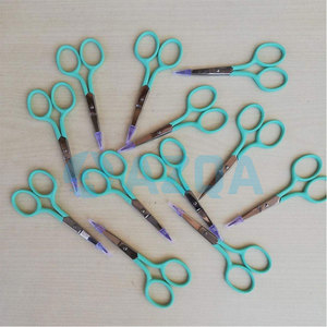 Stainless Steel Embroidery <b>Scissors</b> with Red Coated Handles for Thread Trimming <b>Sewing</b> and Needlework - Product Image 4