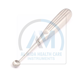 Instrumentos Médicos Al Mida, Cureta Ósea de Acero Inoxidable, Herramienta Quirúrgica Ortopédica Manual, Certificación CE Clase II, Garantía de por Vida - Product Image 1