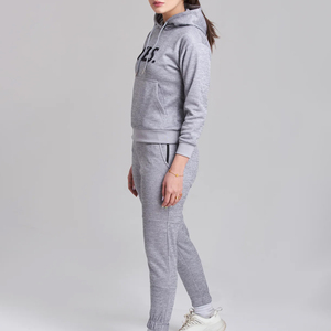 Conjunto Deportivo de 2 Piezas para Mujer, Estilo Urbano, con Capucha, de Algodón Transpirable de Secado Rápido, Personalizable, en Venta, Servicio OEM - Product Image 2