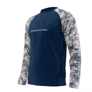 Vêtements de pêche personnalisés en sublimation UPF50+, respirants, à séchage rapide, chemises de pêche légères, sweat-shirt de pêche à manches longues recyclé - Product Image 6