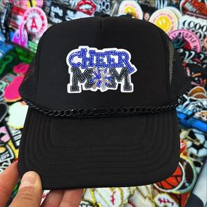 Custom 3D Embroidered Logo Patches <b>Puff</b> Embroidery Iron On Heat Transfer Badges for Caps Clothing <b>Bags</b> Factory Supply - Product Image 4