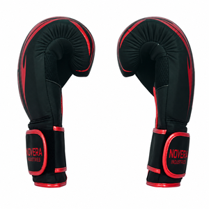 Gants de boxe en cuir de vache véritable, pour entraînement, sparring, kickboxing, Muay Thai, extérieur, 12 oz, imperméables, séchage rapide, respirants - Product Image 4