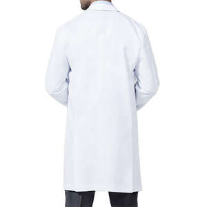 Blouse médicale en coton pour homme, uniforme d'infirmier, vente en gros, blouse de laboratoire pour professionnel de santé, usine de blouses de laboratoire blanches à manches longues pour homme - Product Image 4