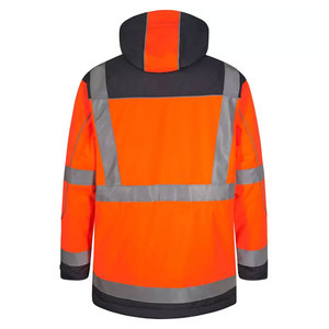 Vestes de sécurité réfléchissantes pour hommes, imperméables, haute visibilité, personnalisées, pour travaux de construction, hiver - Product Image 4