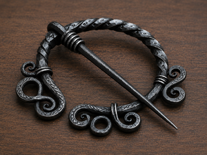 Cruz de Troll Medieval Forjada a Mano, Amuleto Rústico de Hierro Auténtico, Colgante Hecho a Mano por un Herrerín, Inspirado en la Herencia Vikinga - Product Image 1